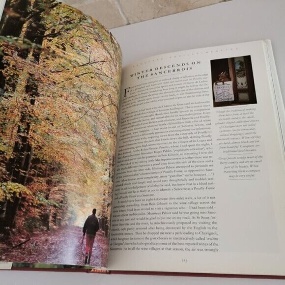 Walking in Wine Country France Book by Nigel Buxton Burgundy Red Hardcover Book - Picture 9 of 9